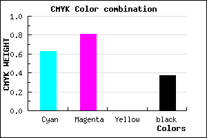 #3B1EA0 color CMYK mixer