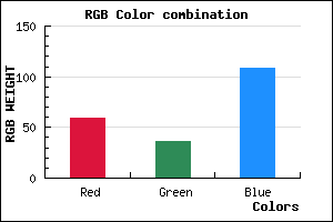 rgb background color #3B246C mixer