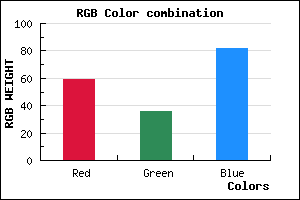 rgb background color #3B2452 mixer