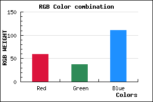 rgb background color #3B256F mixer