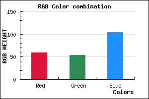 rgb background color #3B3668 mixer