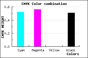 #3B367C color CMYK mixer