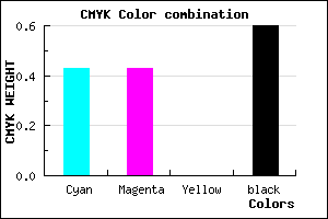 #3B3B67 color CMYK mixer