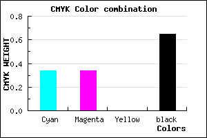 #3B3B59 color CMYK mixer