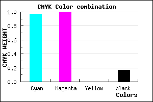 #0600D4 color CMYK mixer