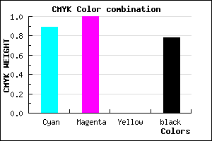 #060037 color CMYK mixer