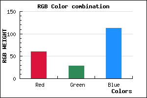 rgb background color #3C1D71 mixer
