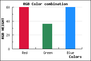 rgb background color #3C243C mixer