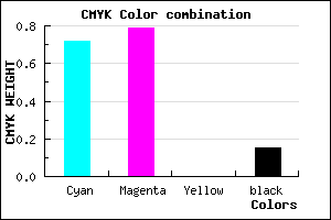 #3C2ED8 color CMYK mixer