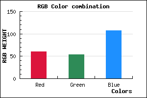 rgb background color #3C366B mixer
