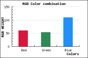 rgb background color #3C366E mixer