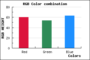 rgb background color #3C363F mixer