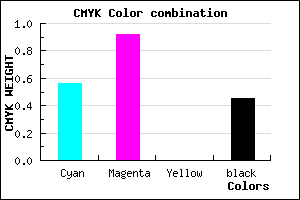 #3D0B8C color CMYK mixer