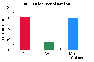 rgb background color #3D0F3B mixer