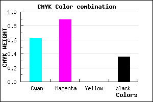 #3D12A2 color CMYK mixer