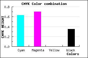 #3D31A5 color CMYK mixer
