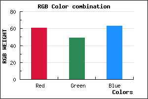 rgb background color #3D313F mixer