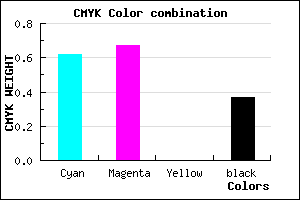 #3D35A1 color CMYK mixer