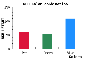 rgb background color #3D366C mixer