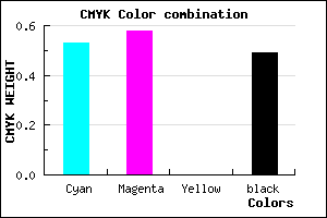 #3D3682 color CMYK mixer