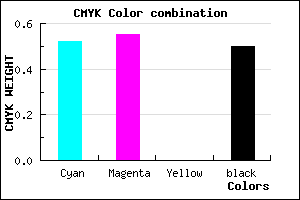 #3D397F color CMYK mixer