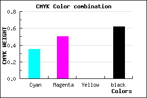 #3E3060 color CMYK mixer