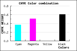 #3E3163 color CMYK mixer
