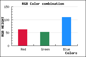rgb background color #3E356D mixer