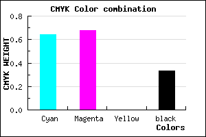 #3E36AA color CMYK mixer