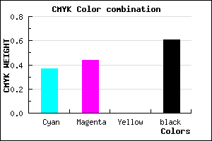 #3E3763 color CMYK mixer