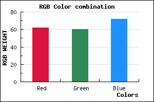 rgb background color #3E3C48 mixer