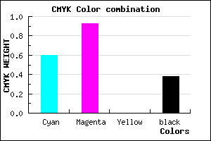 #3F0B9D color CMYK mixer