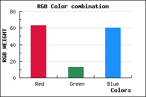 rgb background color #3F0D3C mixer