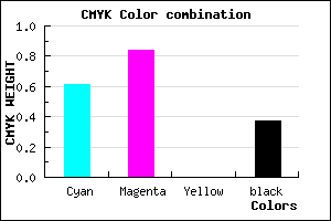 #3F1AA0 color CMYK mixer