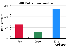 rgb background color #3F1C86 mixer
