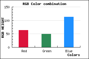 rgb background color #3F3171 mixer