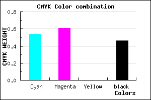 #3F3589 color CMYK mixer