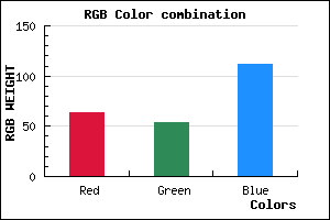rgb background color #3F3670 mixer