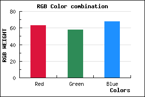 rgb background color #3F3A44 mixer