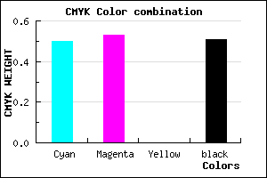 #3F3B7D color CMYK mixer