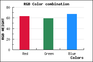 rgb background color #3F3B43 mixer