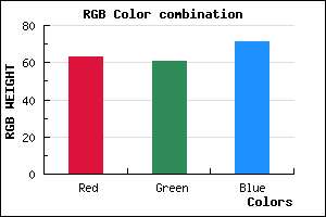 rgb background color #3F3D47 mixer