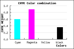 #4012A2 color CMYK mixer