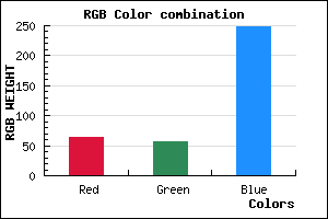 rgb background color #4039F9 mixer