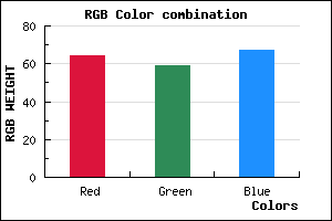 rgb background color #403B43 mixer