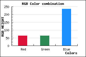 rgb background color #4040EC mixer