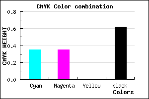 #404062 color CMYK mixer