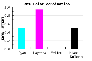 #400880 color CMYK mixer