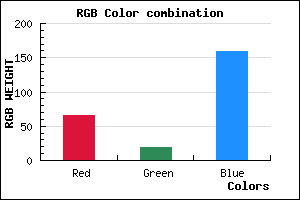 rgb background color #41139F mixer