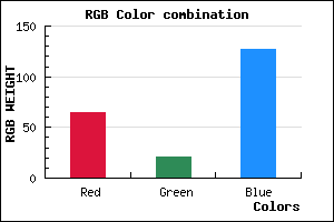 rgb background color #41157F mixer